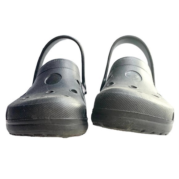 Classic slip‎ on Black EVA Rubber Clogs Unisex Size 41 Women 10/Men 8 - Picture 3 of 9
